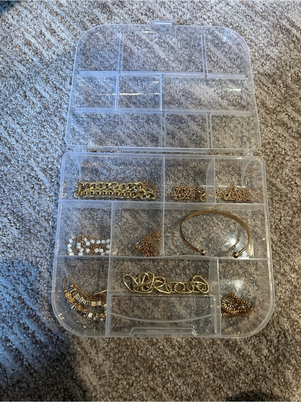 Gold Tone Mixed Bracelet & Jewelry Set